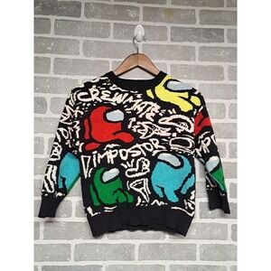 ZARA Boys Among Us Graphic‎ Pullover Knit Sweater Size 6-7